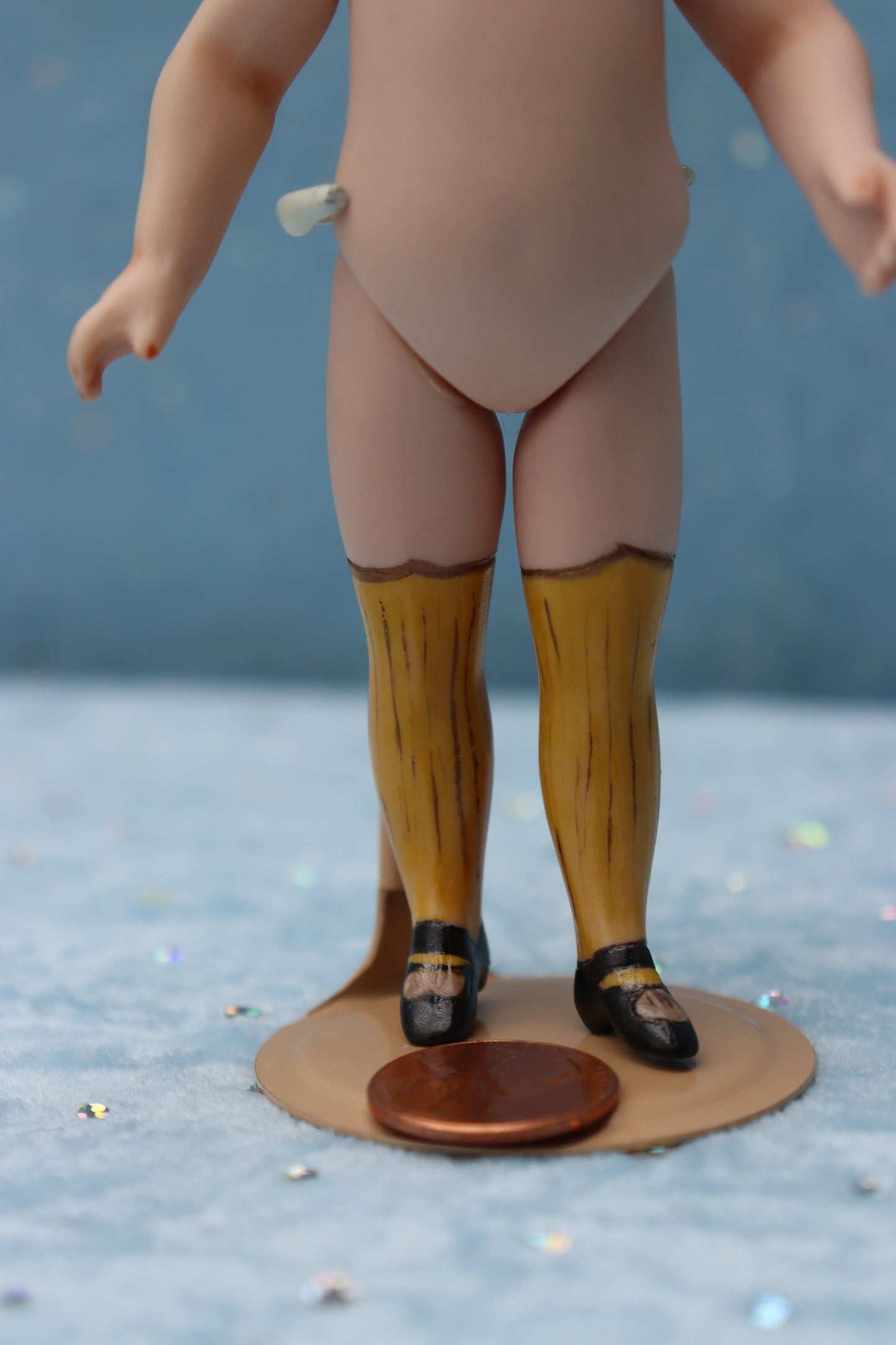 EMMA 3 22 18/0- 5" Mignonette Doll - Antique Repro - Dollhouse - Miniature- MAFD