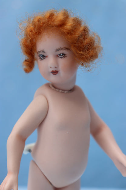 EMMA 3 22 18/0- 5" Mignonette Doll - Antique Repro - Dollhouse - Miniature- MAFD