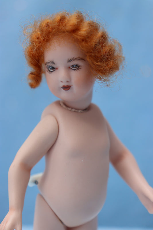 EMMA 3 22 18/0- 5" Mignonette Doll - Antique Repro - Dollhouse - Miniature- MAFD