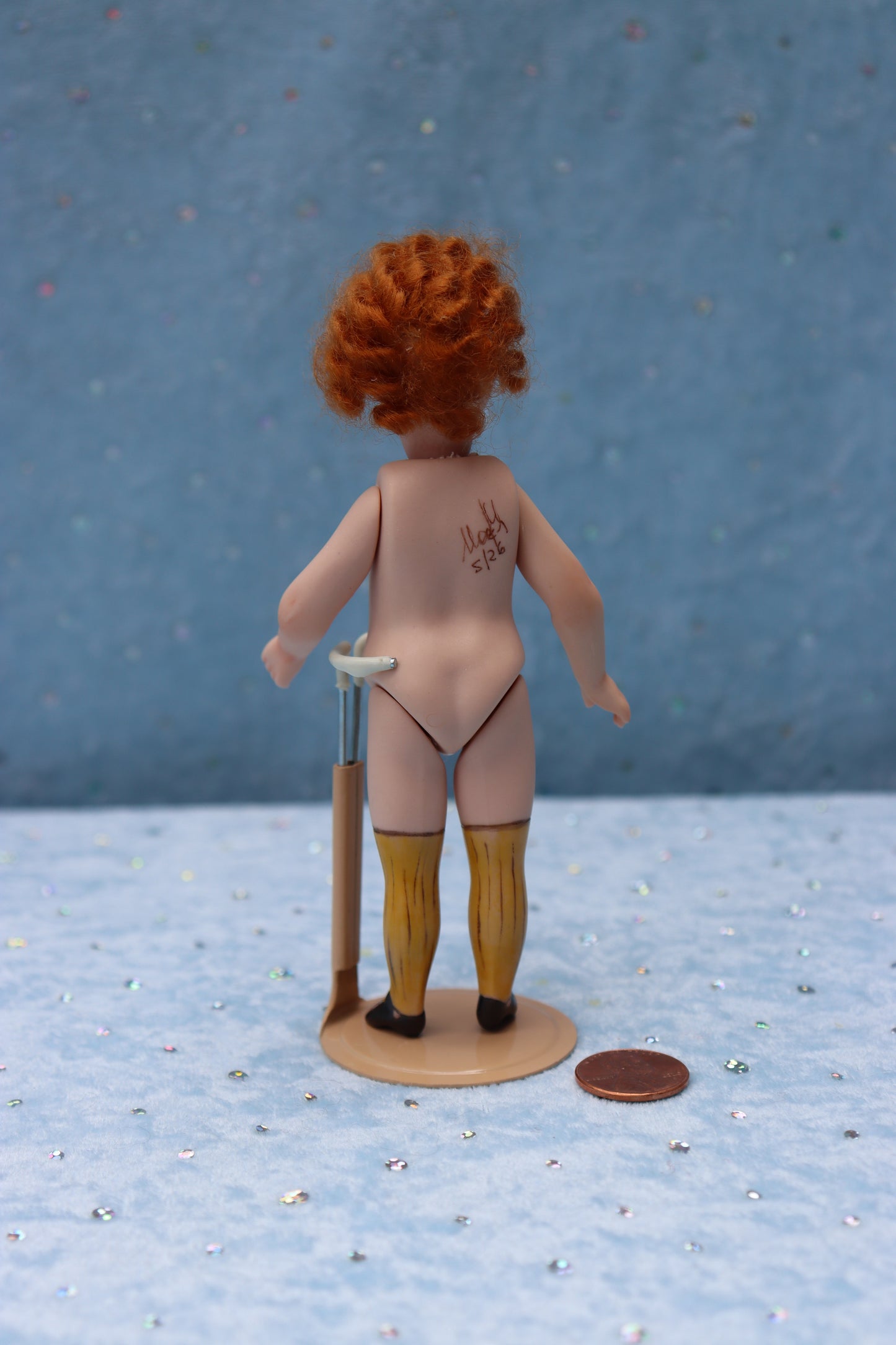 EMMA 3 22 18/0- 5" Mignonette Doll - Antique Repro - Dollhouse - Miniature- MAFD