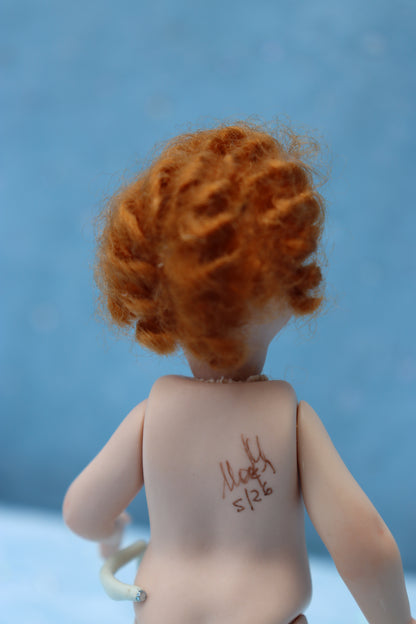 EMMA 3 22 18/0- 5" Mignonette Doll - Antique Repro - Dollhouse - Miniature- MAFD