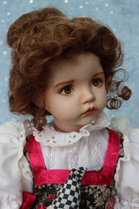 Molly - OOAK - 20" - Porcelain Doll - from Dianna Effner mold Expressions- MAFD