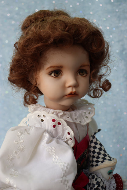 Molly - OOAK - 20" - Porcelain Doll - from Dianna Effner mold Expressions- MAFD