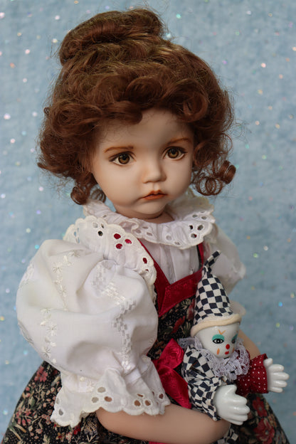 Molly - OOAK - 20" - Porcelain Doll - from Dianna Effner mold Expressions- MAFD