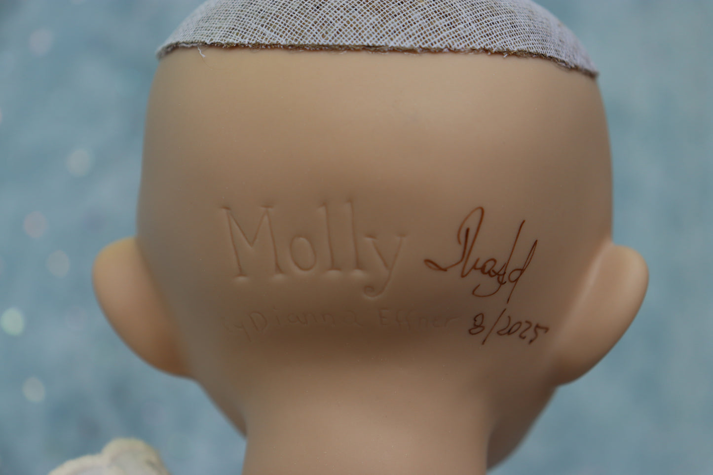 Molly - OOAK - 20" - Porcelain Doll - from Dianna Effner mold Expressions- MAFD