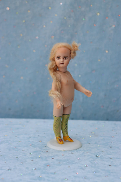 1078 Simon Halbig - Doreen Sinnett mold - 5" Repro Antique Mignonette Doll- MAFD