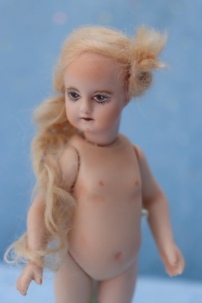 1078 Simon Halbig - Doreen Sinnett mold - 5" Repro Antique Mignonette Doll- MAFD