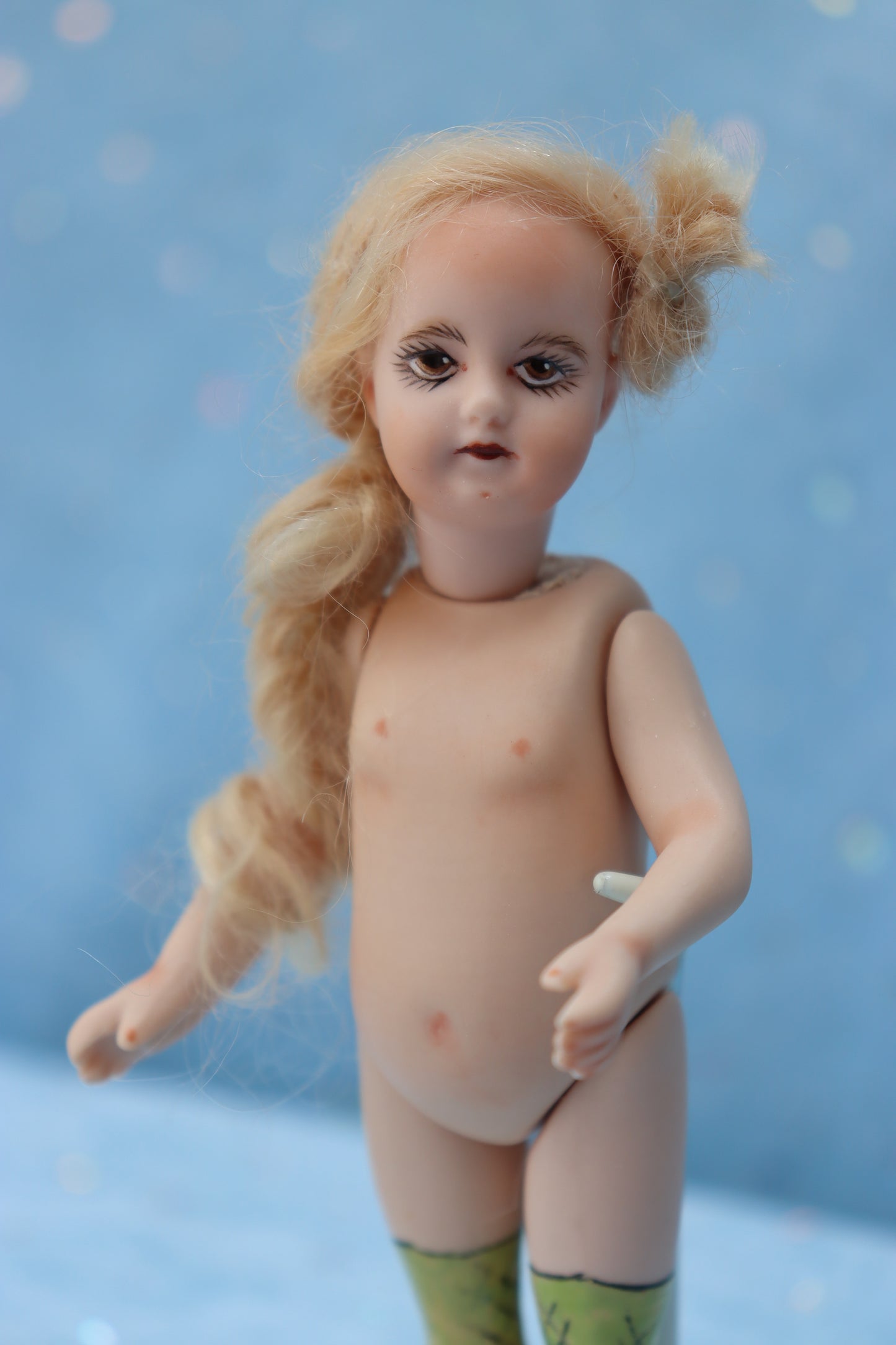 1078 Simon Halbig - Doreen Sinnett mold - 5" Repro Antique Mignonette Doll- MAFD