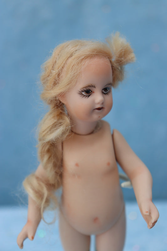 1078 Simon Halbig - Doreen Sinnett mold - 5" Repro Antique Mignonette Doll- MAFD
