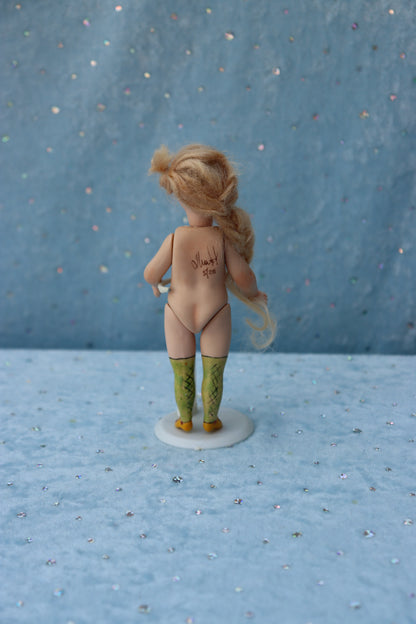 1078 Simon Halbig - Doreen Sinnett mold - 5" Repro Antique Mignonette Doll- MAFD