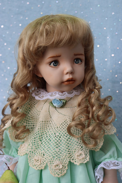 Jennifer - OOAK - 19" Porcelain Doll - from Dianna Effner mold Expressions- MAFD