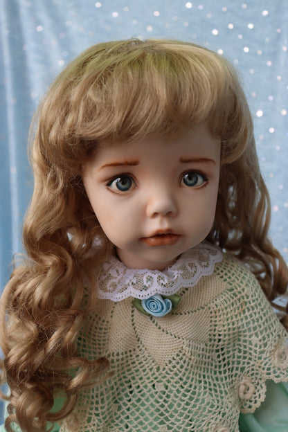 Jennifer - OOAK - 19" Porcelain Doll - from Dianna Effner mold Expressions- MAFD