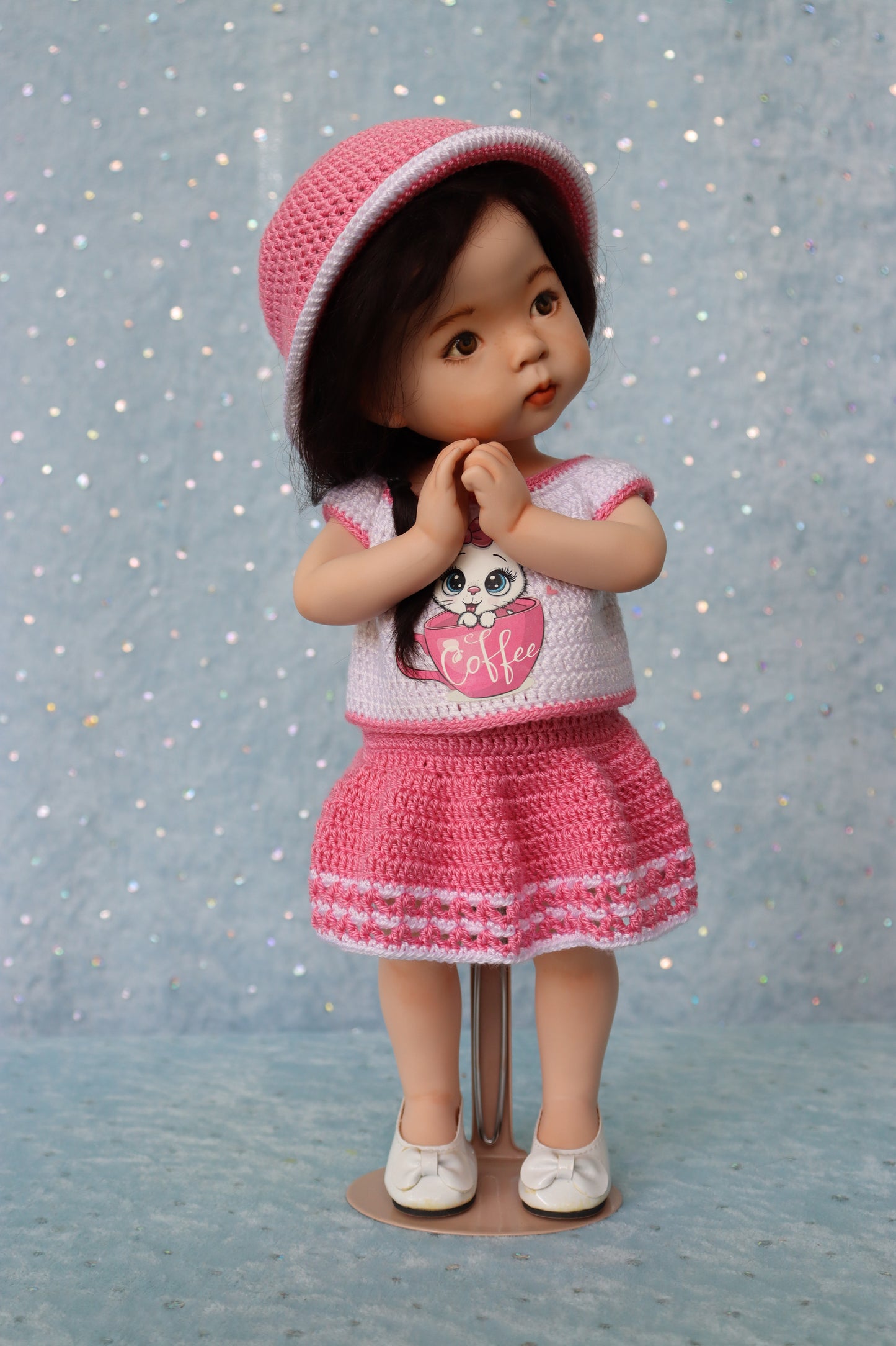 Blossom - OOAK - 11" Porcelain Doll - from Dianna Effner mold Expressions - MAFD