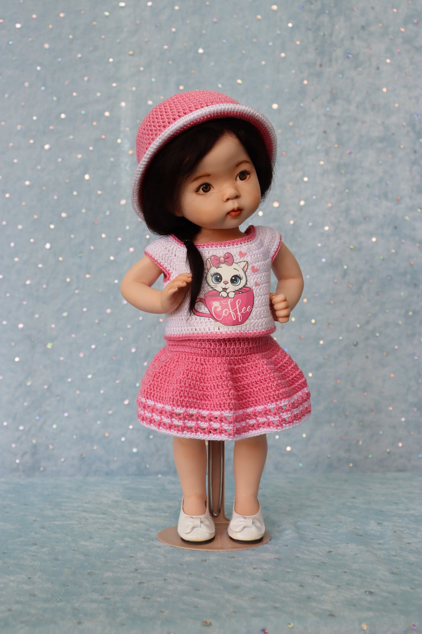 Blossom - OOAK - 11" Porcelain Doll - from Dianna Effner mold Expressions - MAFD