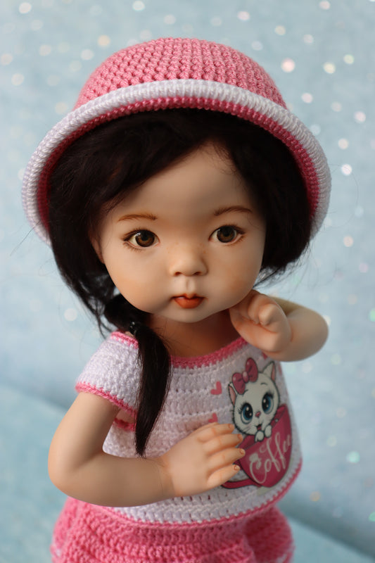 Blossom - OOAK - 11" Porcelain Doll - from Dianna Effner mold Expressions - MAFD