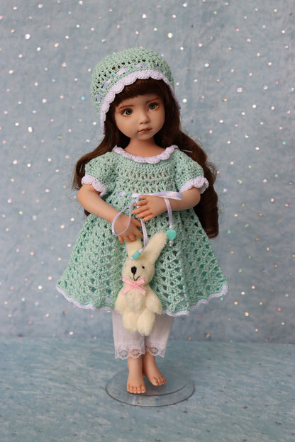 Little Darling #1 - OOAK - 11" Porcelain Doll - from Dianna Effner mold - MAFD