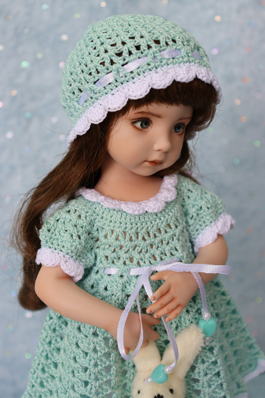 Little Darling #1 - OOAK - 11" Porcelain Doll - from Dianna Effner mold - MAFD