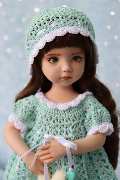 Little Darling #1 - OOAK - 11" Porcelain Doll - from Dianna Effner mold - MAFD