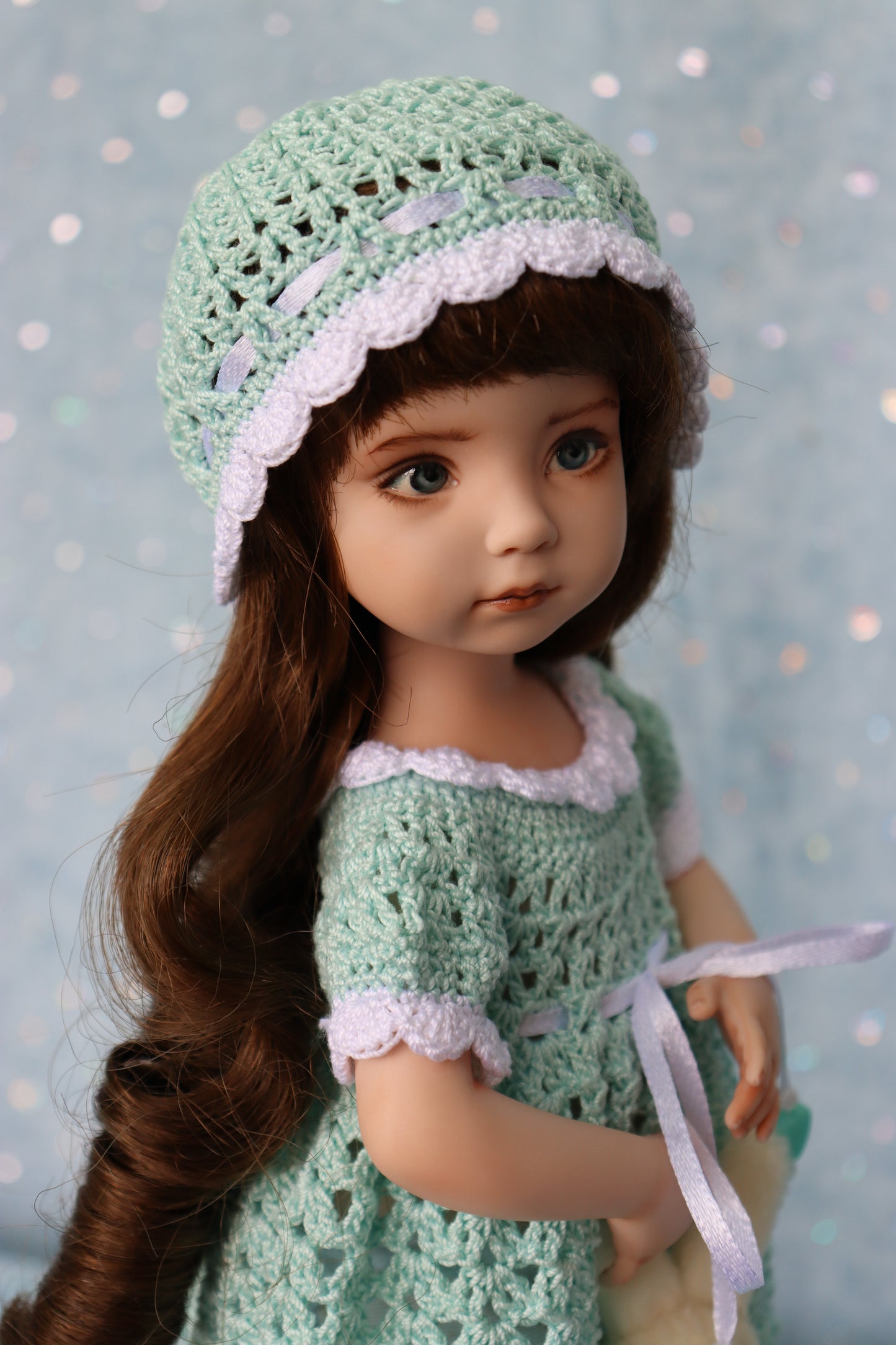 Little Darling #1 - OOAK - 11" Porcelain Doll - from Dianna Effner mold - MAFD
