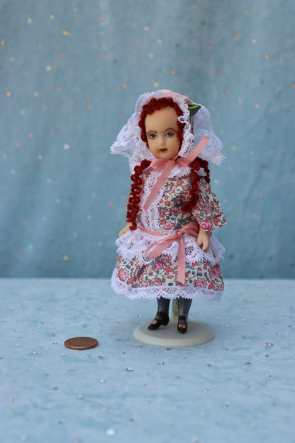 LF Jumeau - Doreen Sinnett -5" Repro Antique Mignonette Doll- Dollhouse - MAFD