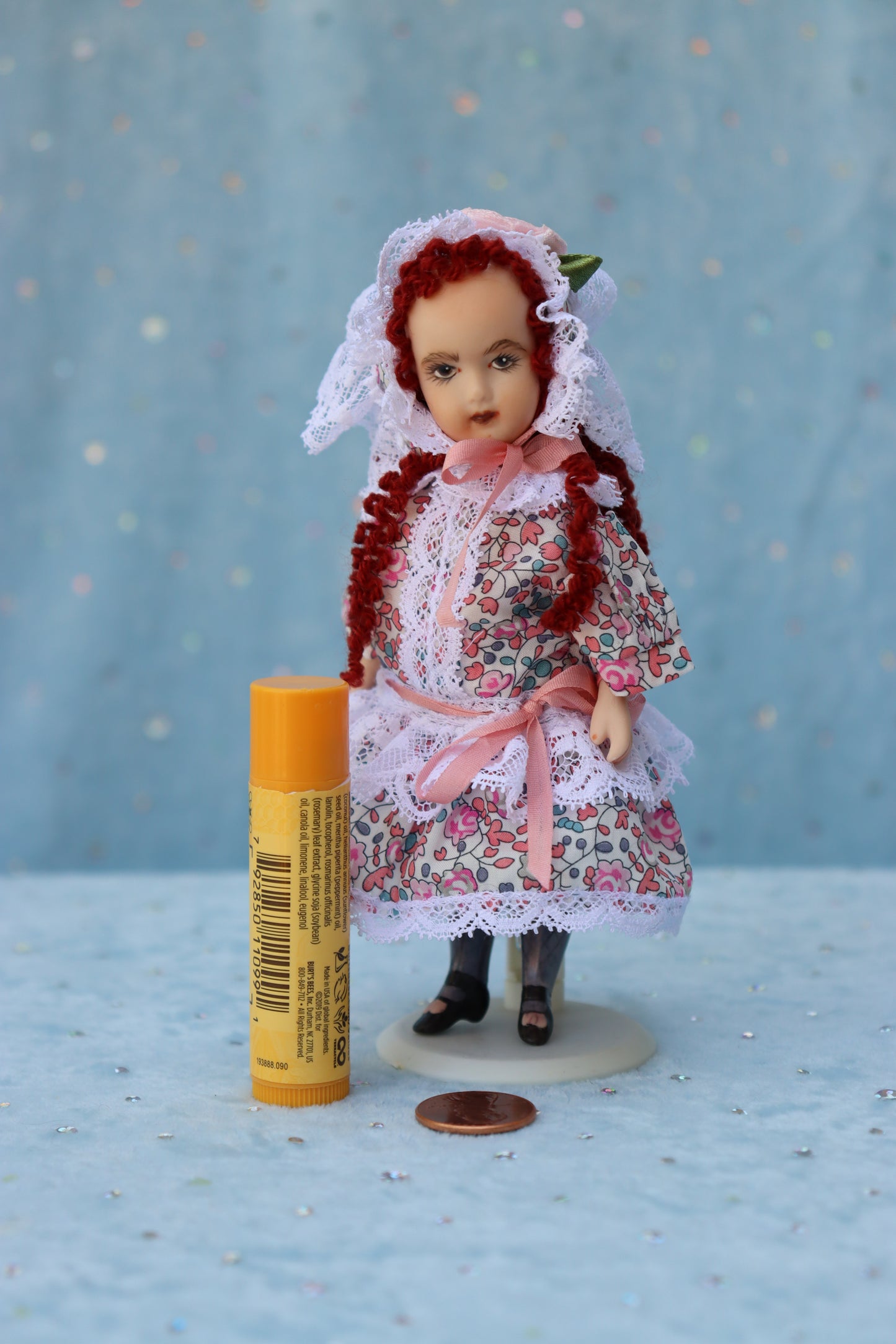 LF Jumeau - Doreen Sinnett -5" Repro Antique Mignonette Doll- Dollhouse - MAFD