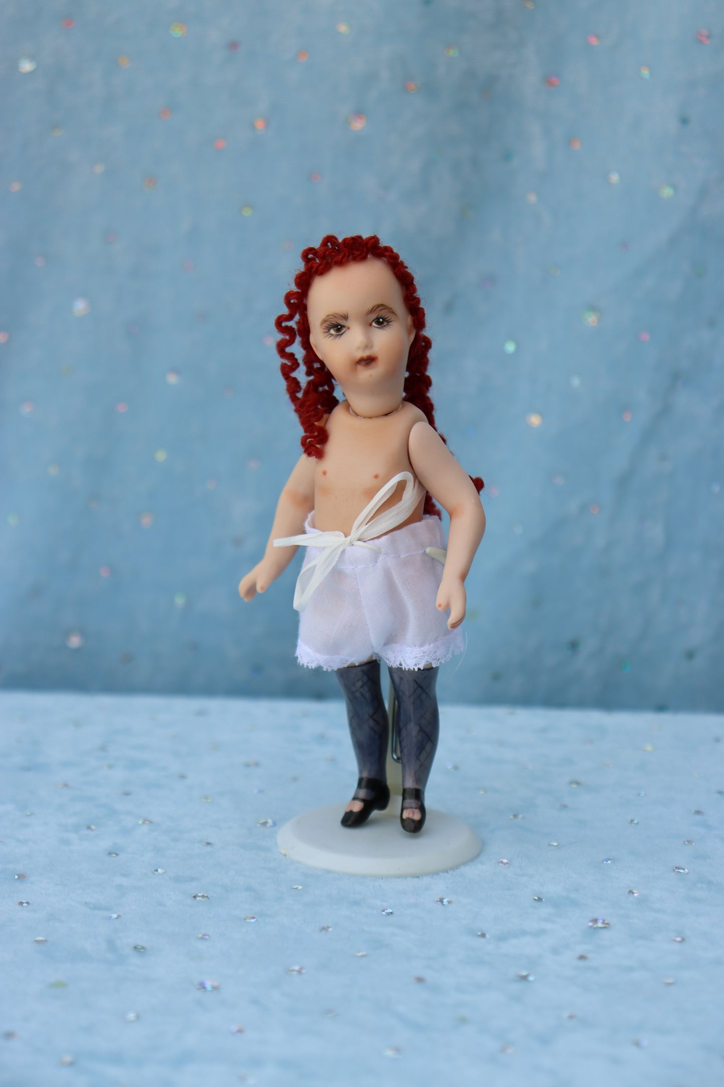 LF Jumeau - Doreen Sinnett -5" Repro Antique Mignonette Doll- Dollhouse - MAFD