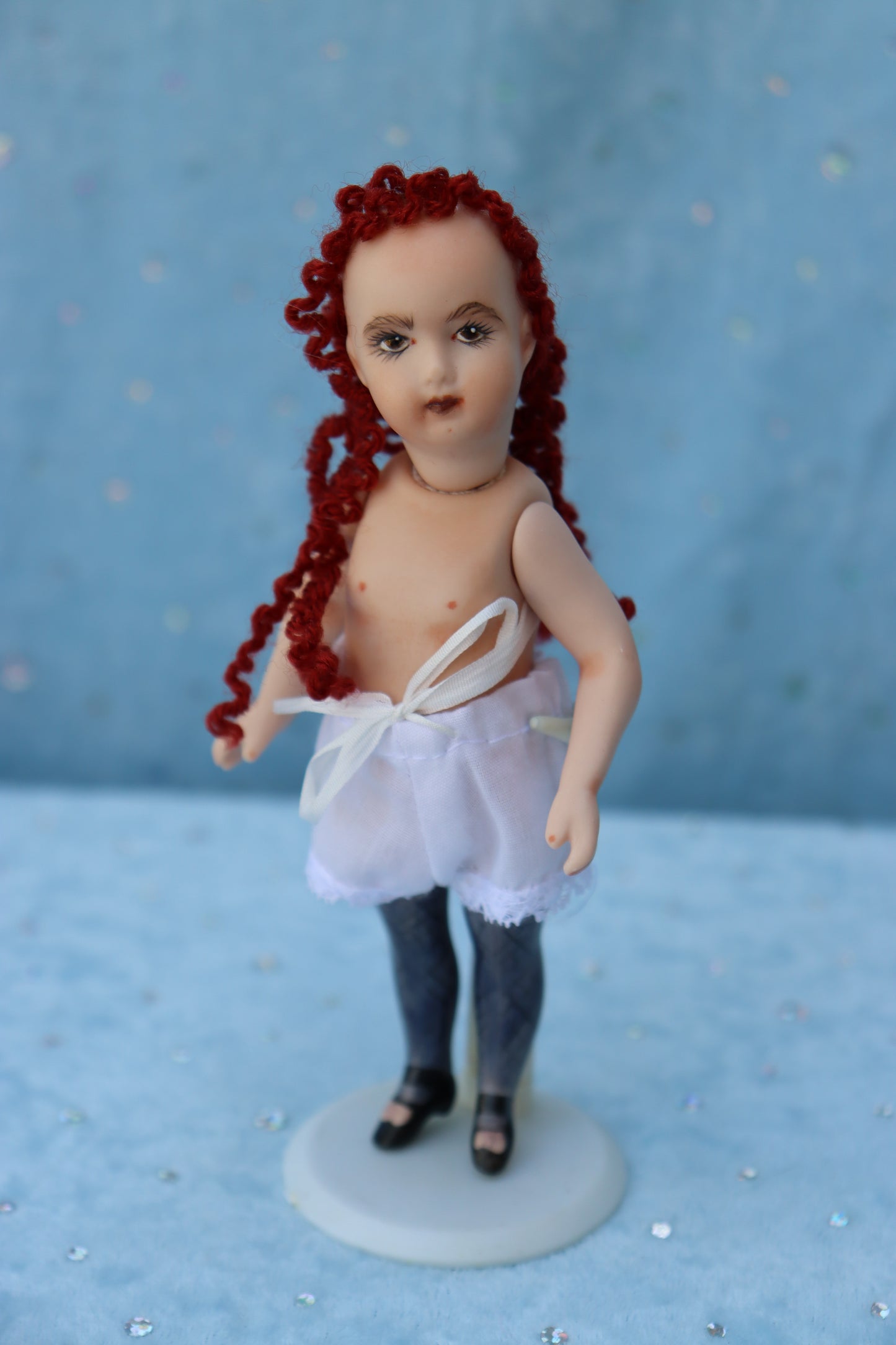 LF Jumeau - Doreen Sinnett -5" Repro Antique Mignonette Doll- Dollhouse - MAFD