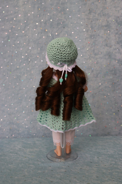Little Darling #1 - OOAK - 11" Porcelain Doll - from Dianna Effner mold - MAFD