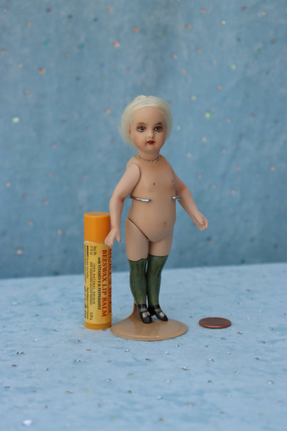 5" Mignonette Doll - UTA 39 14 - Antique Repro - Dollhouse - Miniature- MAFD