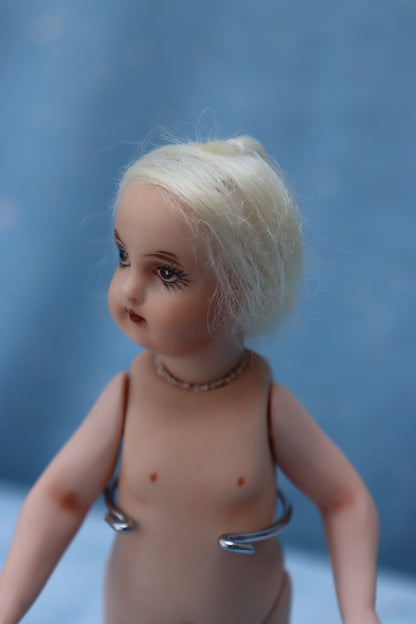 5" Mignonette Doll - UTA 39 14 - Antique Repro - Dollhouse - Miniature- MAFD