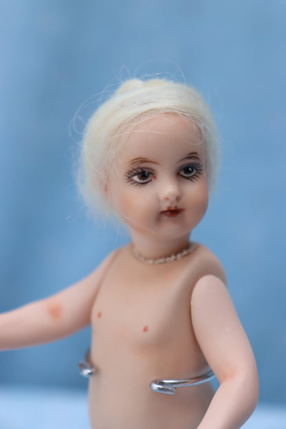 5" Mignonette Doll - UTA 39 14 - Antique Repro - Dollhouse - Miniature- MAFD