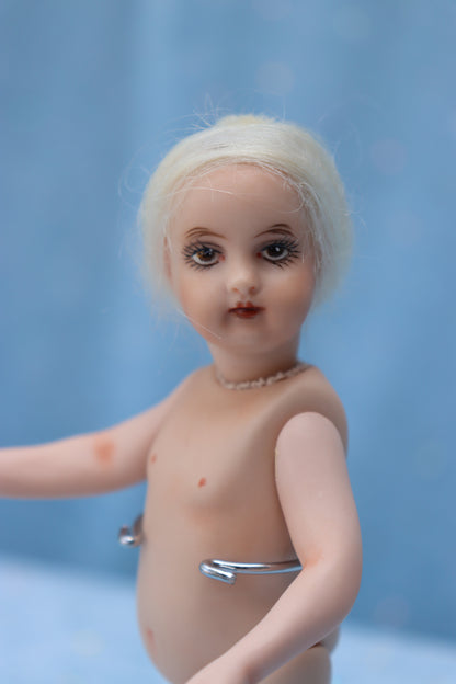 5" Mignonette Doll - UTA 39 14 - Antique Repro - Dollhouse - Miniature- MAFD