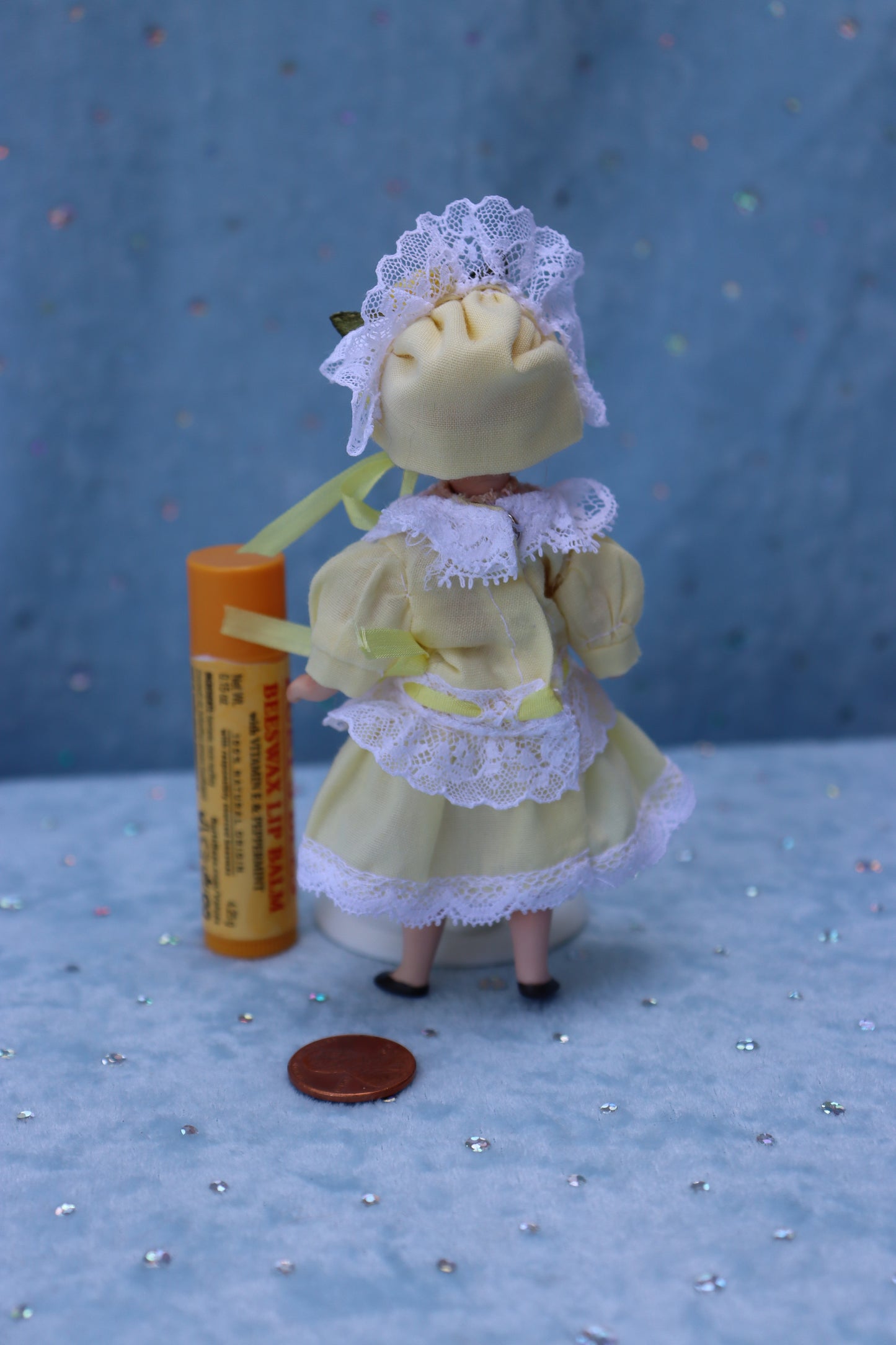 1078 Simon Halbig - Doreen Sinnett mold - 4" Repro Antique Mignonette Doll- MAFD