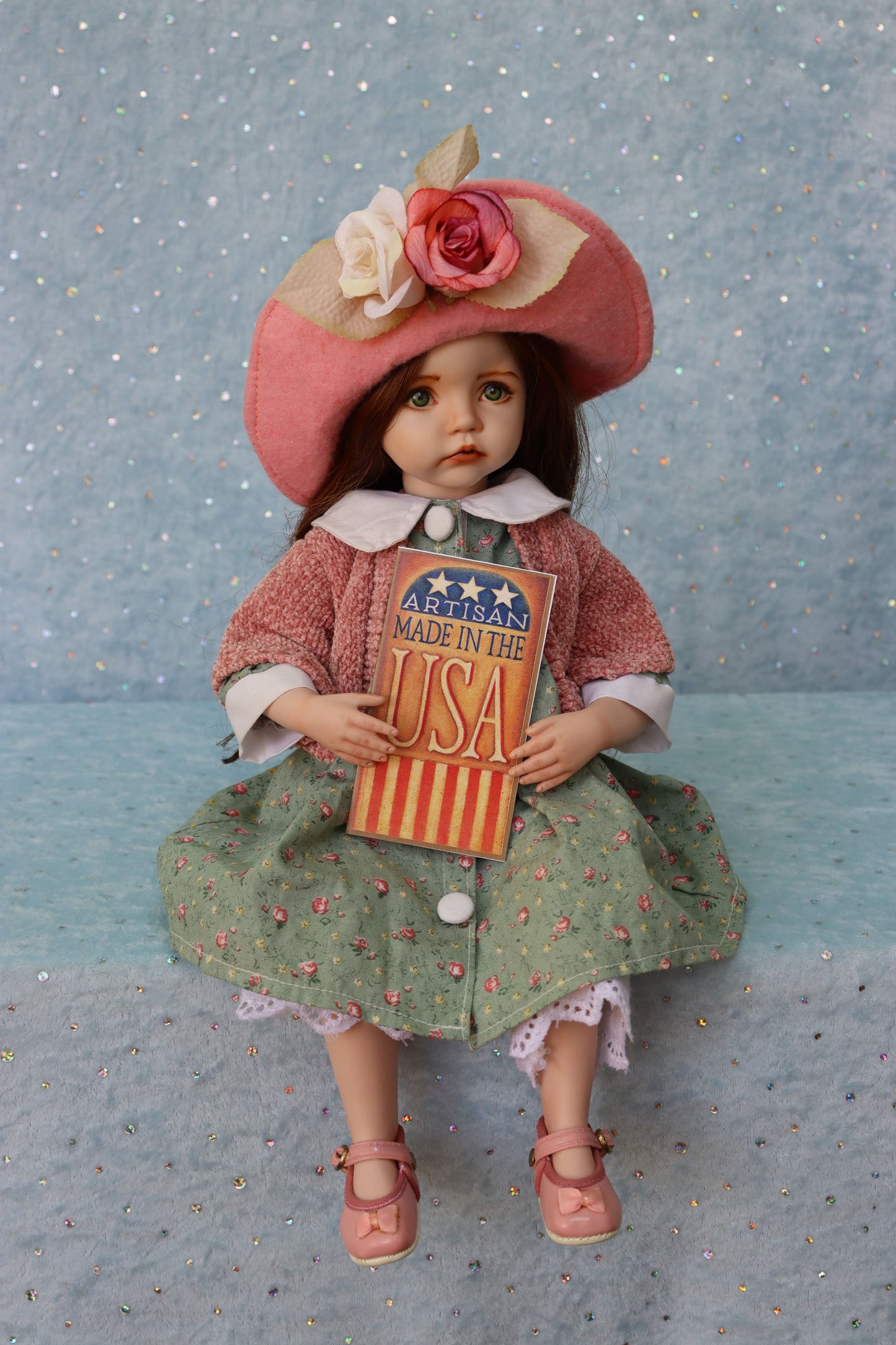 Molly - OOAK - 14" - Porcelain Doll - from Dianna Effner mold Expressions- MAFD