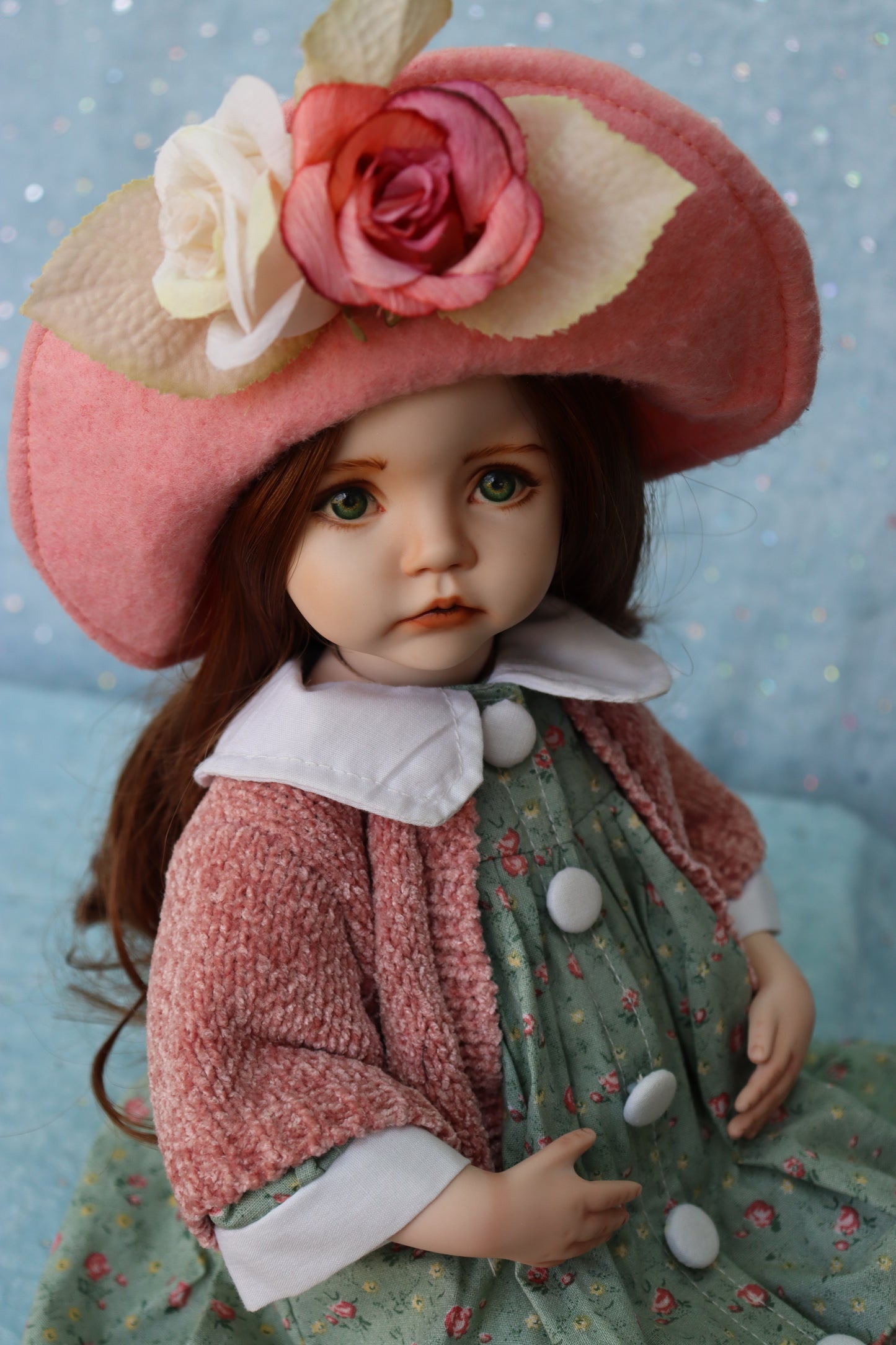 Molly - OOAK - 14" - Porcelain Doll - from Dianna Effner mold Expressions- MAFD