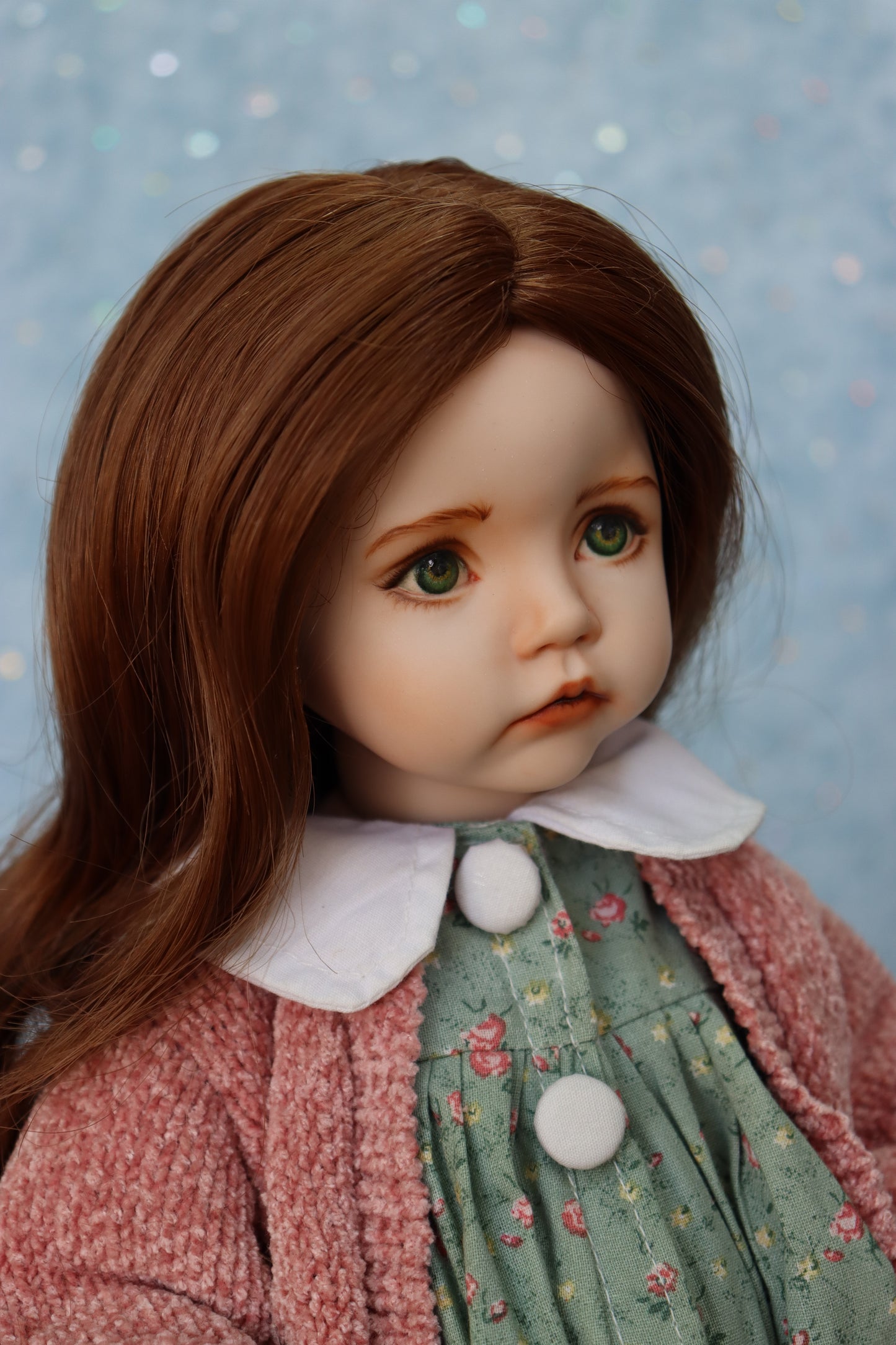 Molly - OOAK - 14" - Porcelain Doll - from Dianna Effner mold Expressions- MAFD