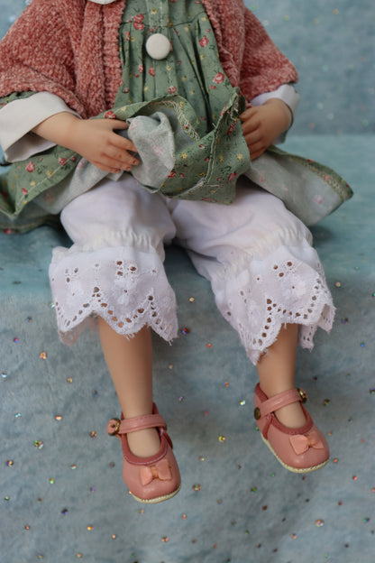 Molly - OOAK - 14" - Porcelain Doll - from Dianna Effner mold Expressions- MAFD