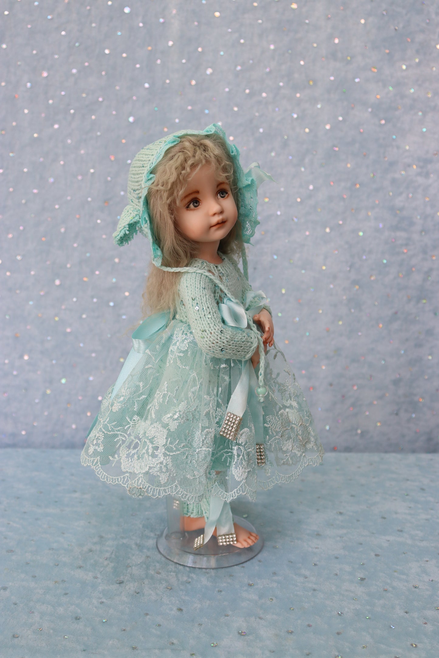 Allison - OOAK - 11" Porcelain Doll - from Dianna Effner mold Expressions - MAFD
