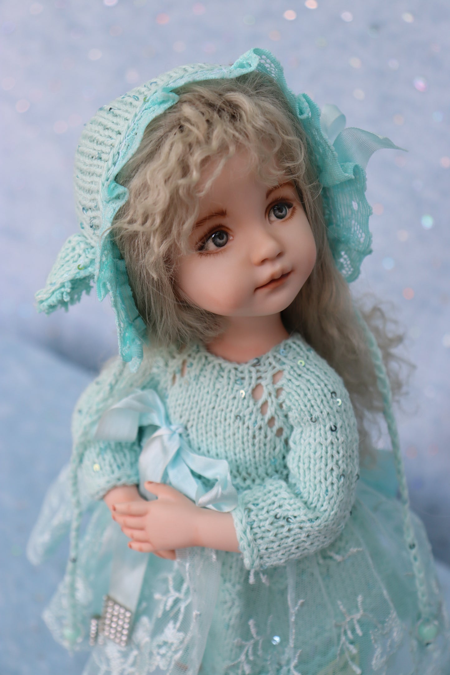 Allison - OOAK - 11" Porcelain Doll - from Dianna Effner mold Expressions - MAFD