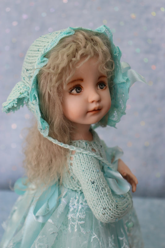 Allison - OOAK - 11" Porcelain Doll - from Dianna Effner mold Expressions - MAFD