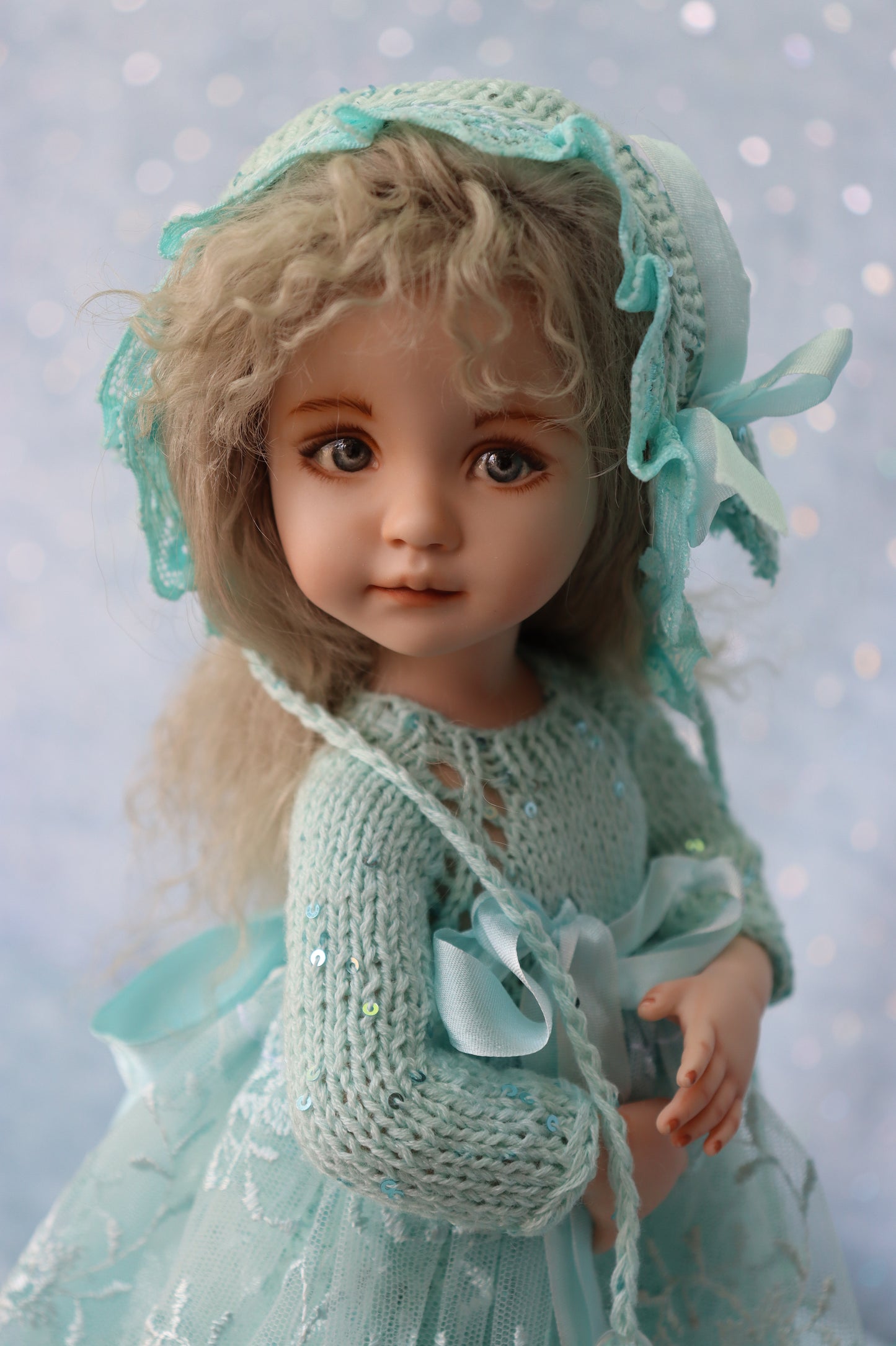 Allison - OOAK - 11" Porcelain Doll - from Dianna Effner mold Expressions - MAFD