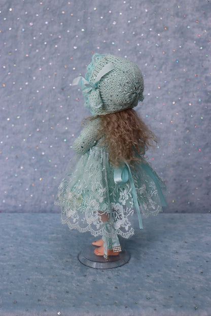 Allison - OOAK - 11" Porcelain Doll - from Dianna Effner mold Expressions - MAFD