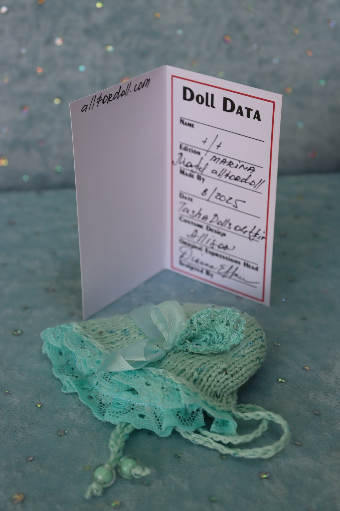 Allison - OOAK - 11" Porcelain Doll - from Dianna Effner mold Expressions - MAFD