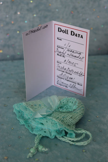 Allison - OOAK - 11" Porcelain Doll - from Dianna Effner mold Expressions - MAFD