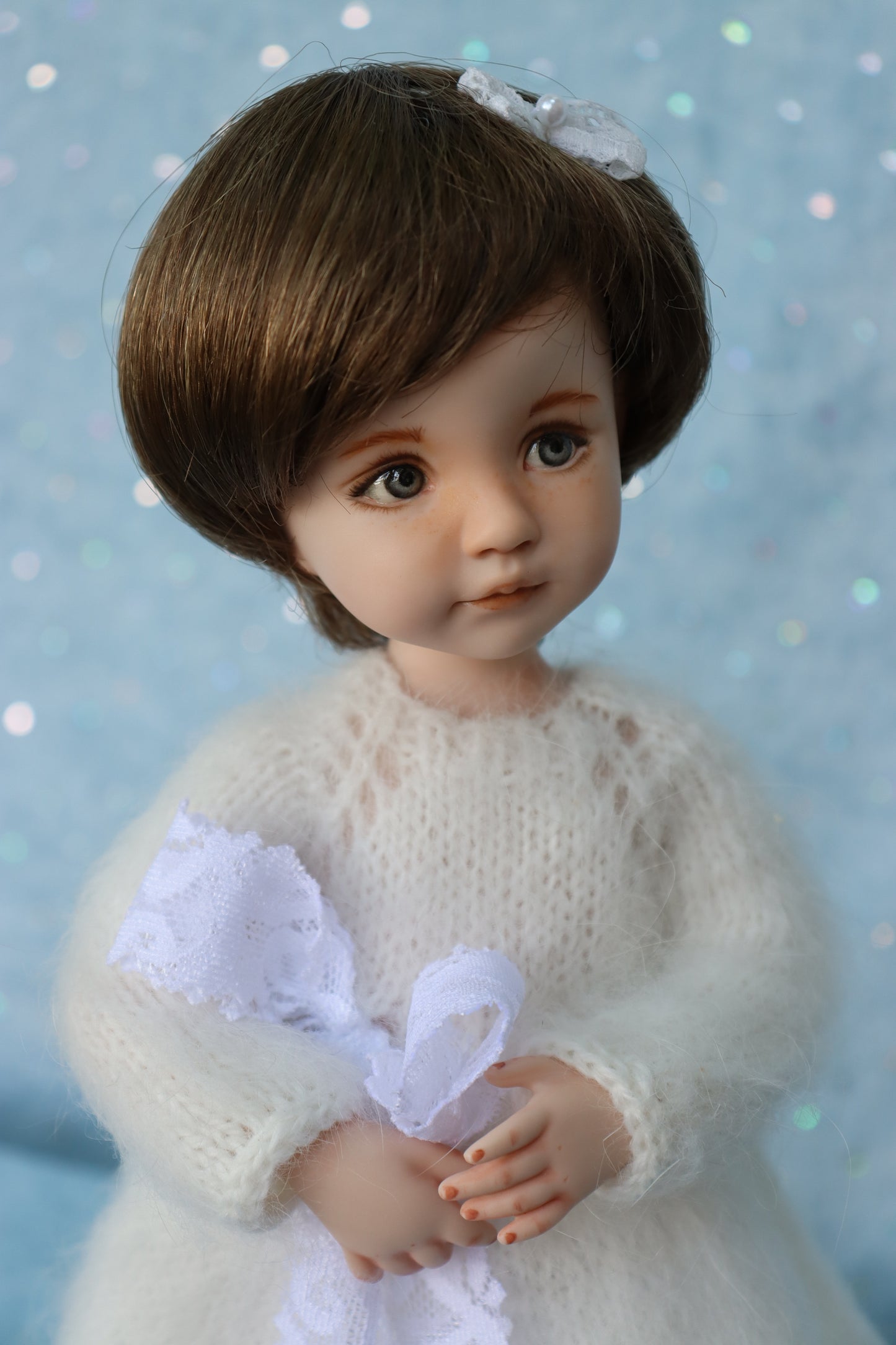 Allison - OOAK - 11" Porcelain Doll - from Dianna Effner mold Expressions - MAFD