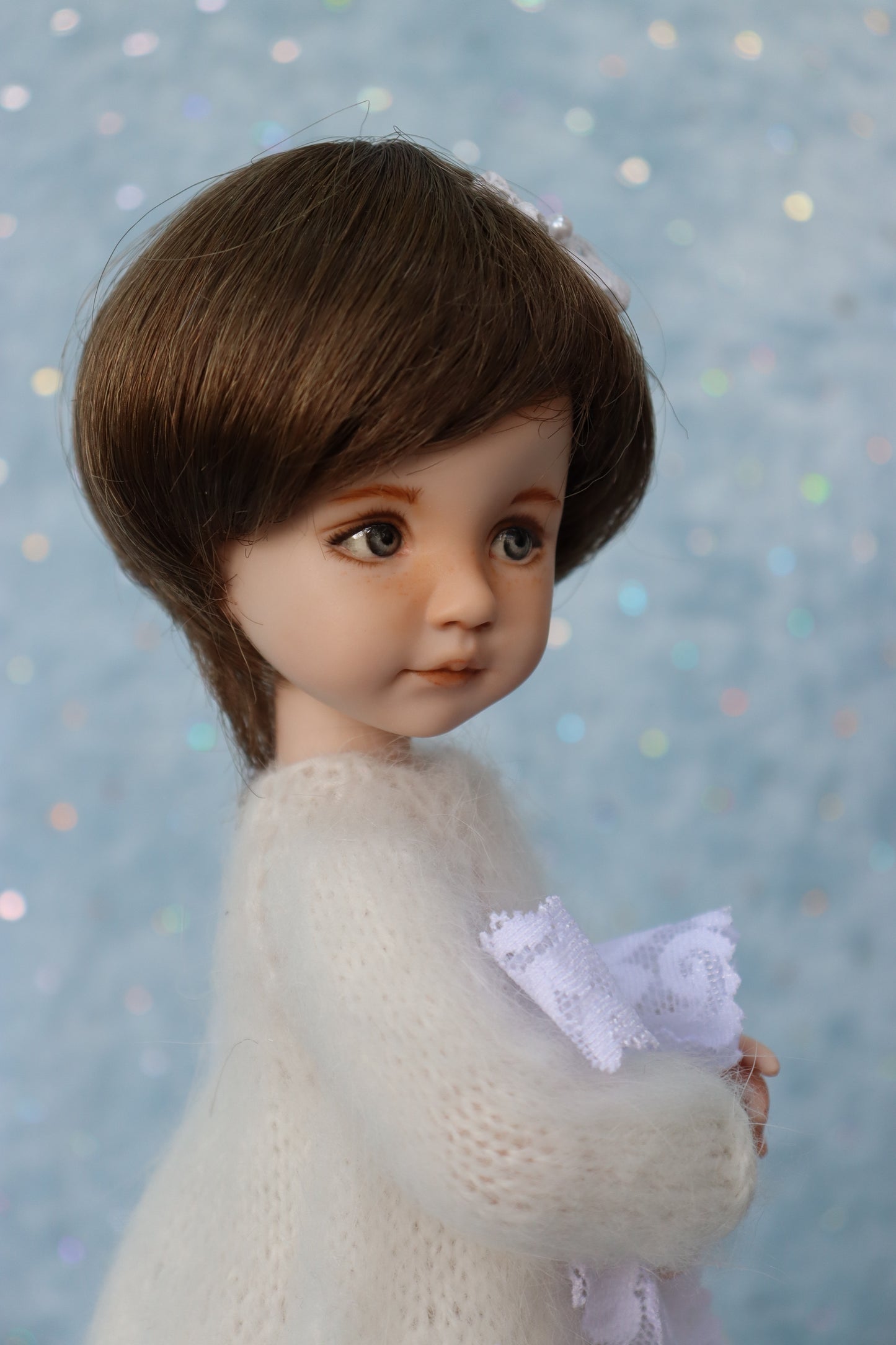 Allison - OOAK - 11" Porcelain Doll - from Dianna Effner mold Expressions - MAFD
