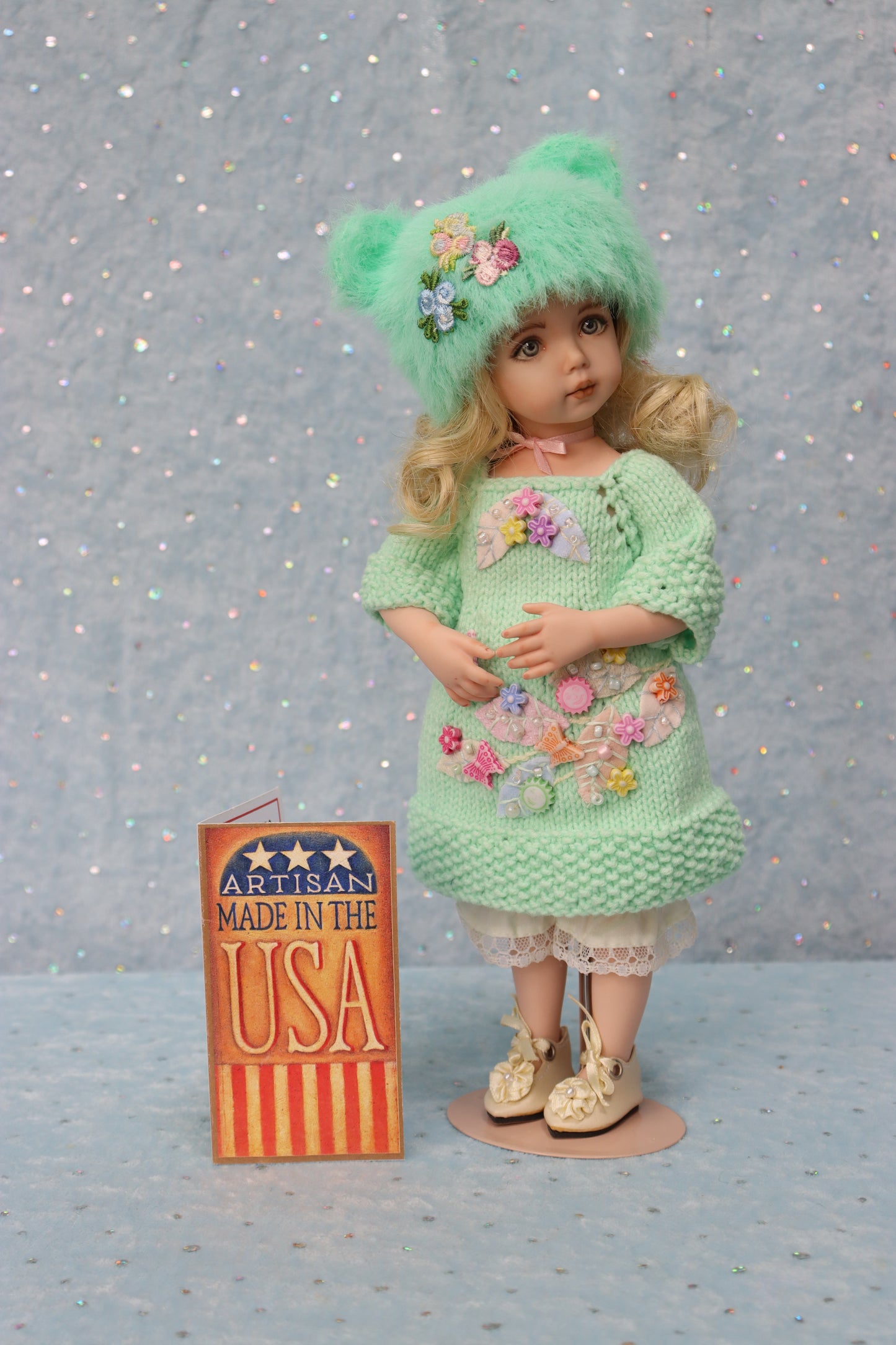 Portrait #1 - OOAK - 11" Porcelain Doll - from Dianna Effner mold - MAFD