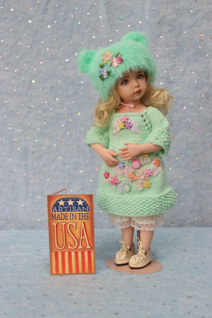 Portrait #1 - OOAK - 11" Porcelain Doll - from Dianna Effner mold - MAFD