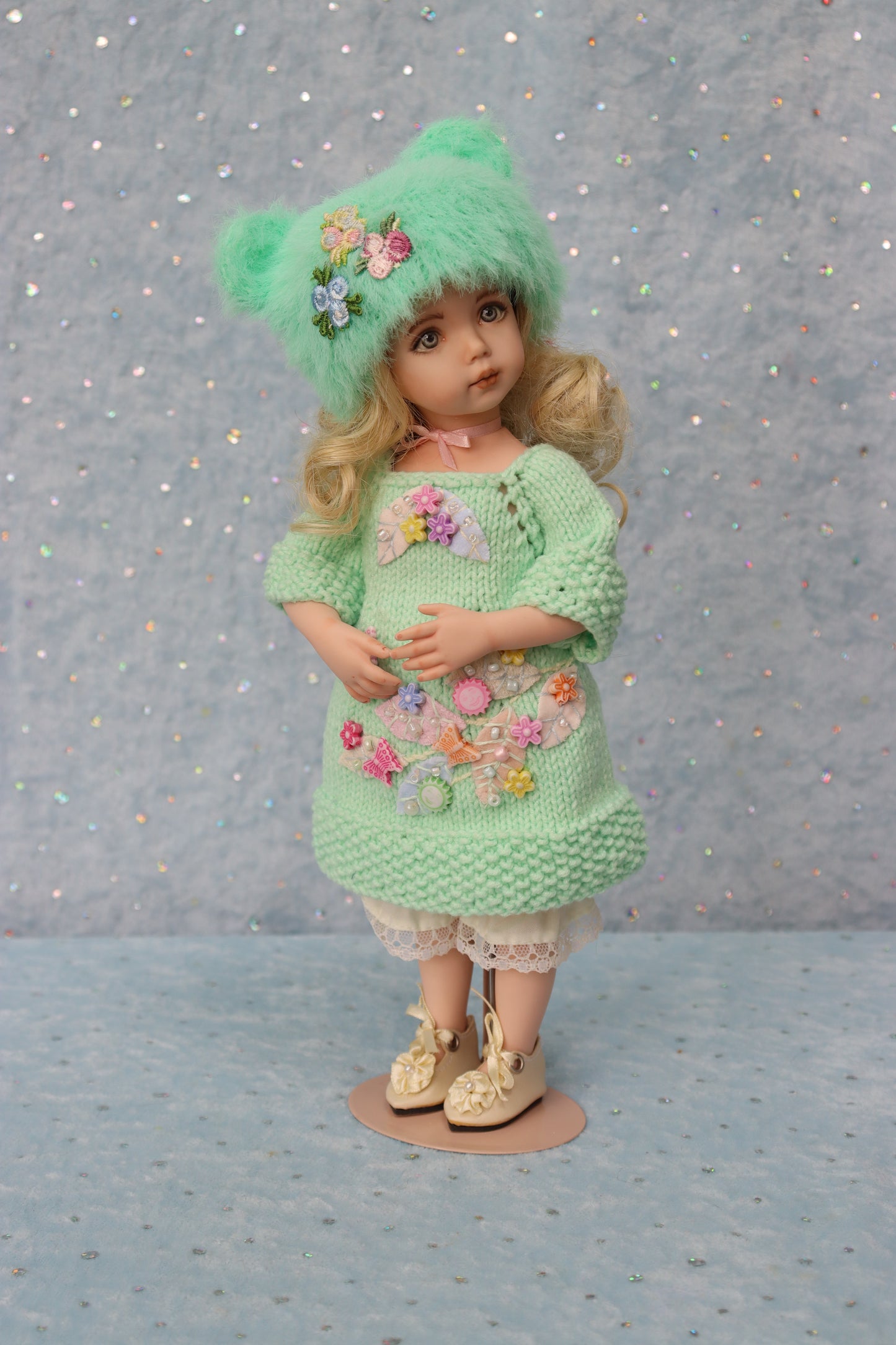 Portrait #1 - OOAK - 11" Porcelain Doll - from Dianna Effner mold - MAFD