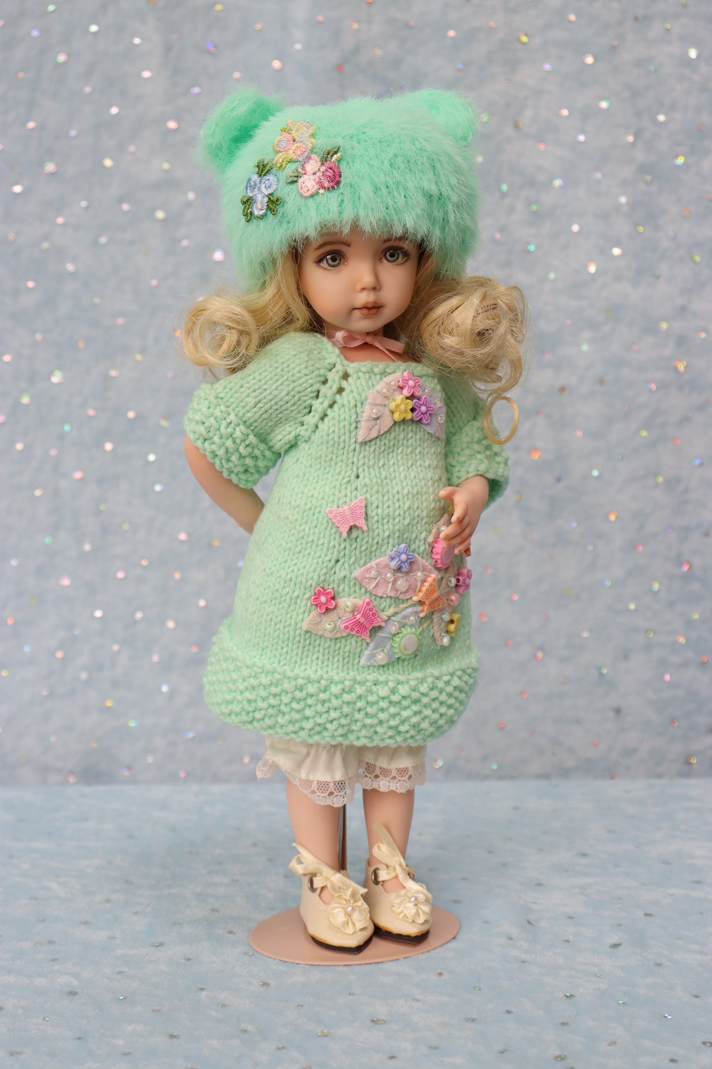 Portrait #1 - OOAK - 11" Porcelain Doll - from Dianna Effner mold - MAFD